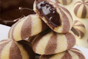 Насадка для изготовления двухцветного печенья